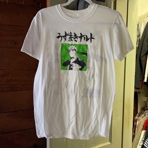 White naruto tee